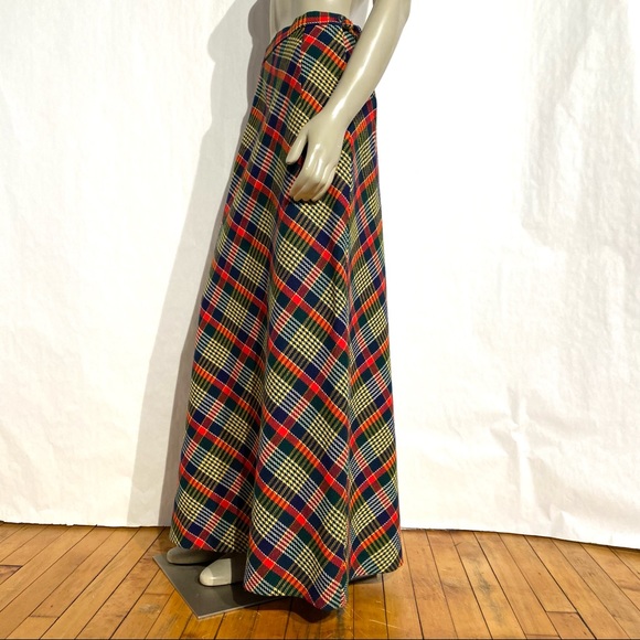 Vintage Tweed Maxi Wool Skirt - Picture 3 of 8